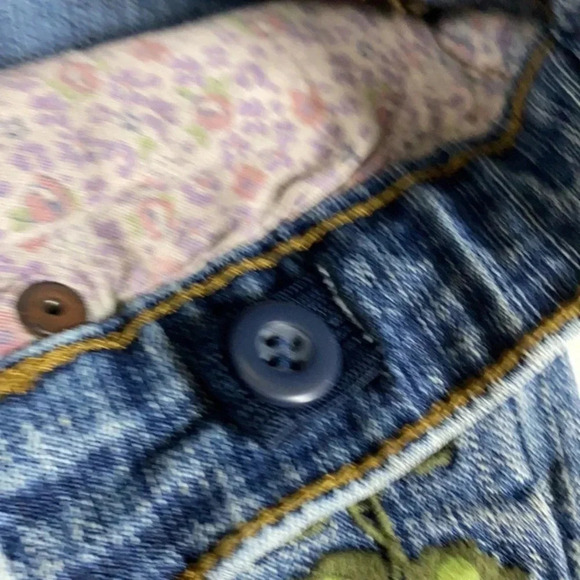 RUGGED BEAR CHEROKEE GUC GIRLS BOUTIQUE PANTS BOTTOMS DENIM JEANS PURPLE SIZE 3 - Picture 13 of 13